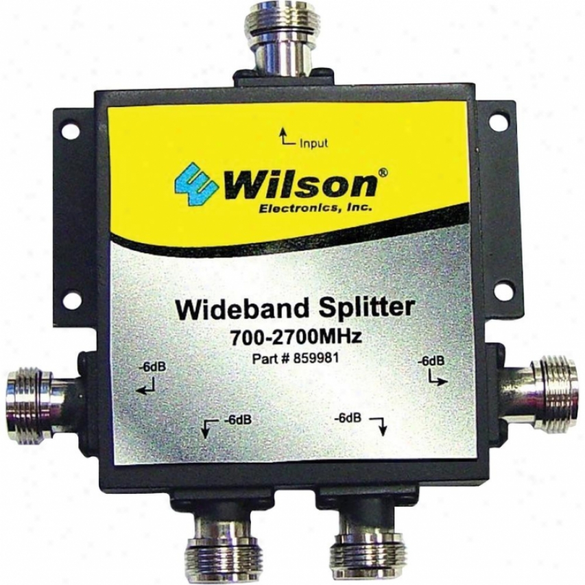 Wilxon Electronkcs, Inc. Four Way Splitter
