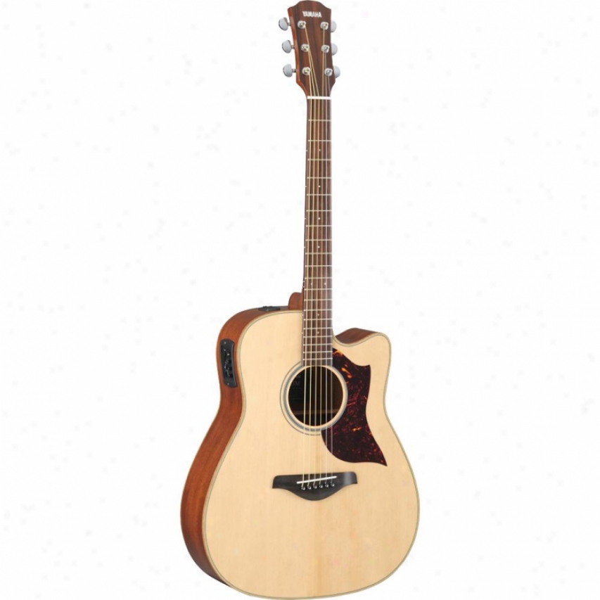 aYmaha A1-mhc Folk Acoustic Electric Guitar Natural Finish