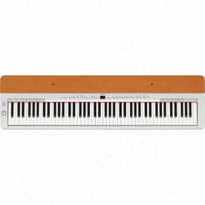 Yamahw P-155 88-key Digital Piano - Silver & Cherry