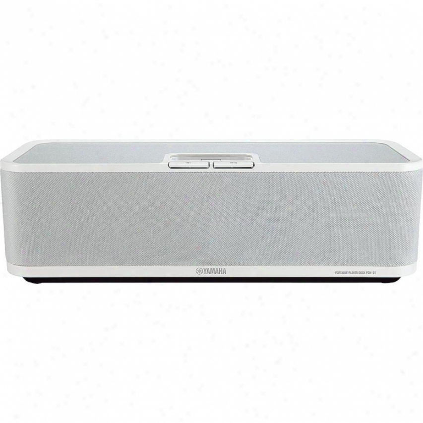 Yamaha Pdx-31 Speaker Dock For Iphone / Ipod - Light Gray
