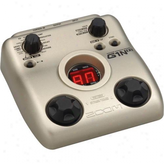 Zoom G1n Multi Effects Pedal For Digital Guitar