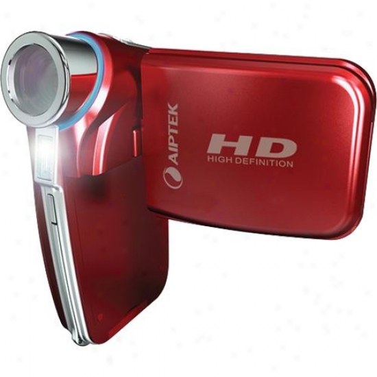 Aiptek Hd Camcorder/dig Cam Red