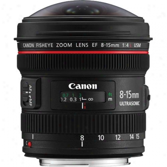 Canon Ef 8-15mm F/4 L Ultra-wide Zoom Usm Fisheye Lens