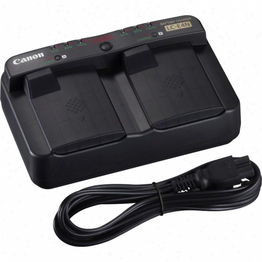 Canon Eos 1d Mark X Double Battery Charger With Ac Adapter Lc-e4n