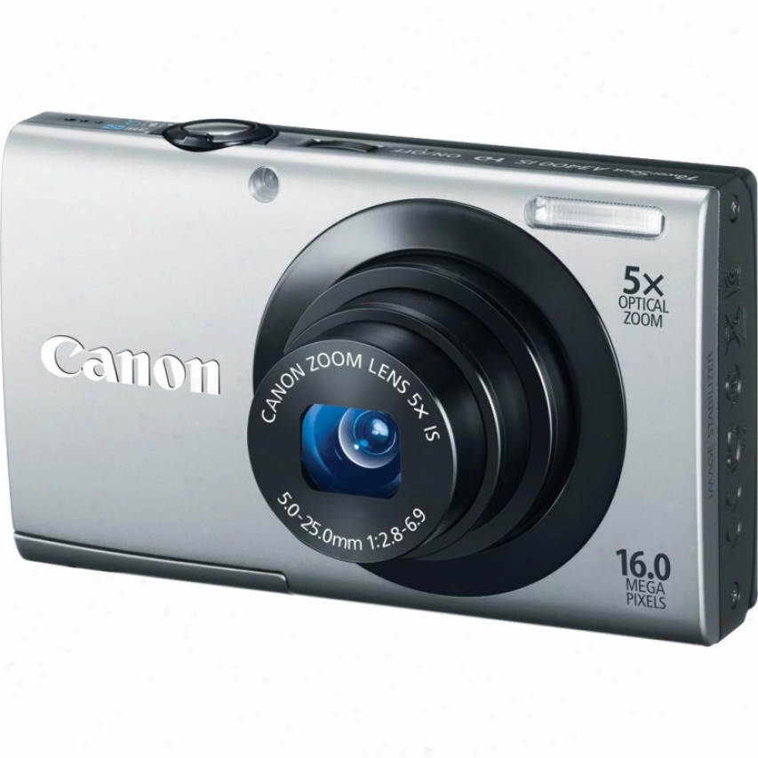 Canon Poewrshot A3400 Is 16 Megapixel Digital Camera - Silver