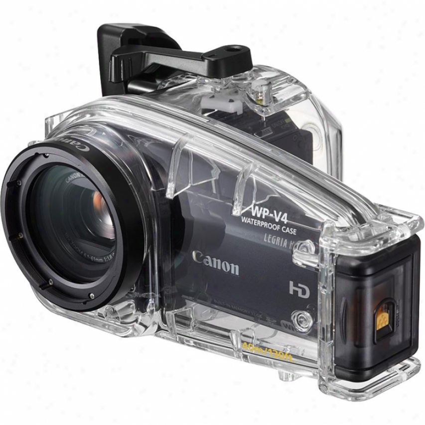Canon Wp-v4 Waterproof Case For Canon Vixia Hf M-eries Camcorders