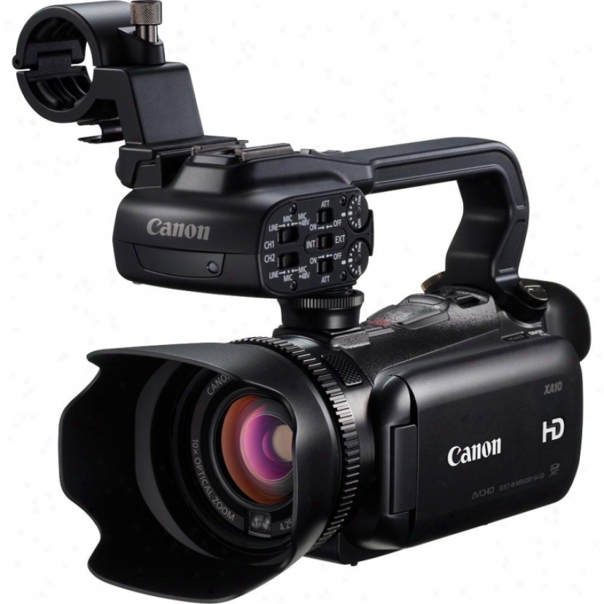 Canon Xa10 High Explanation  64gb Dual Flash Memory Professional Camcorder