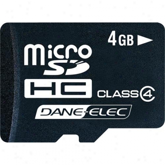 Dane-elec 4gb Micro Sdhc Memory Card