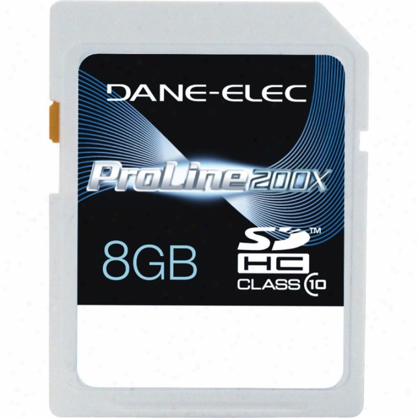 Dane-elec Dasd1008gc Class 10 8gb Sdhc Recollection Card