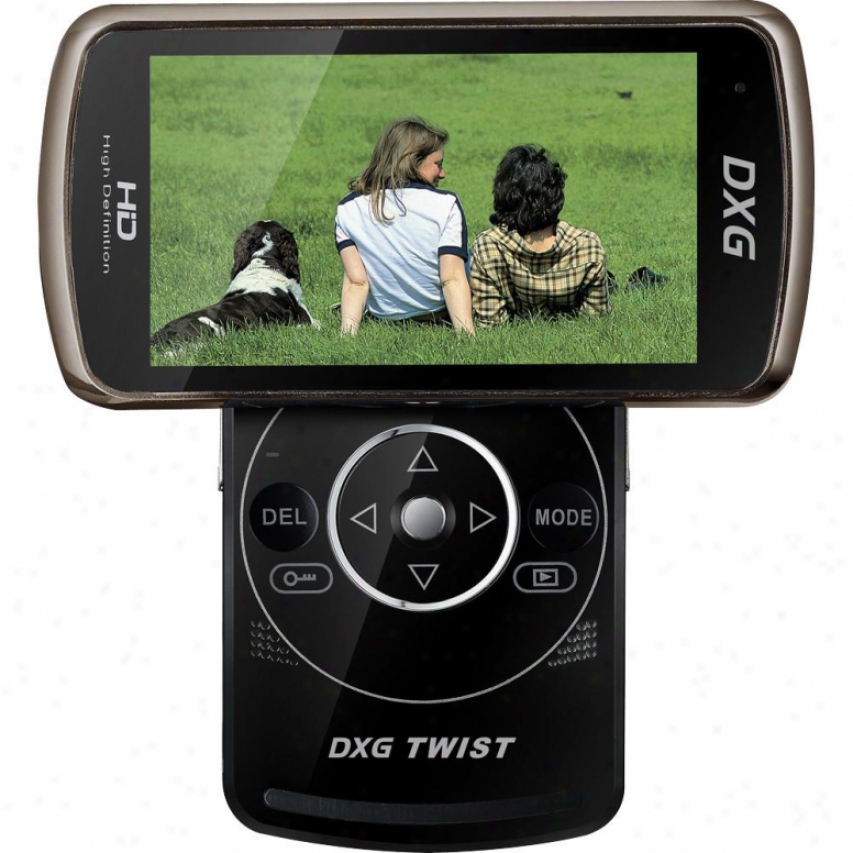 Dxg Usa Dxg Twist 1080p Hd Camcorder - Black 588v