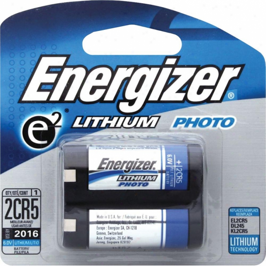 Energizer Lithium Photo Battery 6 Volt El2cr5bp