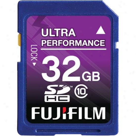 Fuji Film 32gb Class 10 Sdhc Memory Card - 32gbsdhc10