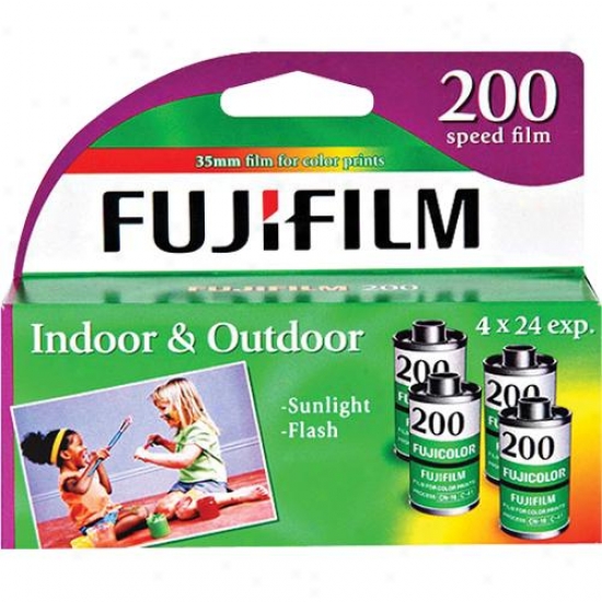 Fuji Thread 4-pack Of Superia Iso 200 35mm Color Film