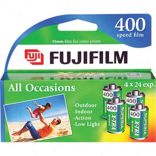 Fuji Film - 4-pack Of Superia Iso 400 Distort 35mm Film