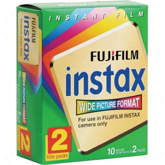 Fuji Film Instaxfilm2 Instax 200 Instant Color Print Film - Twin Gang