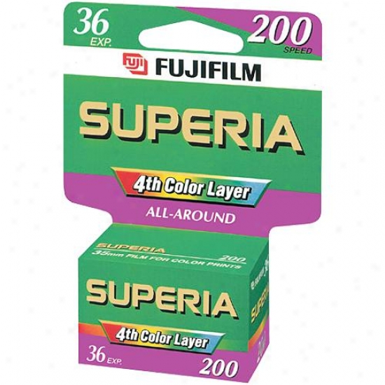 Fuji Film Superia Hq Isl-200 35mm Film (36 Exposures) Shq20036