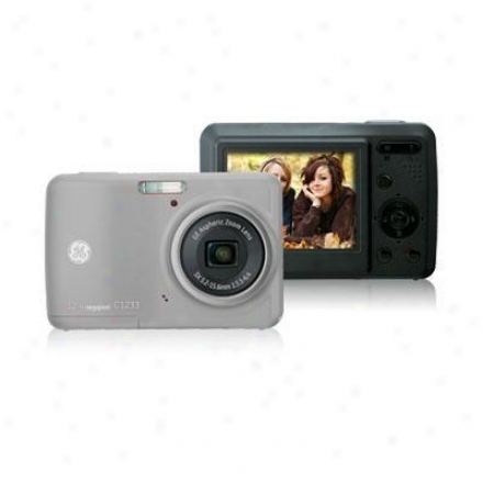 General Electric 12 Megapixel Digital Camera - Silver