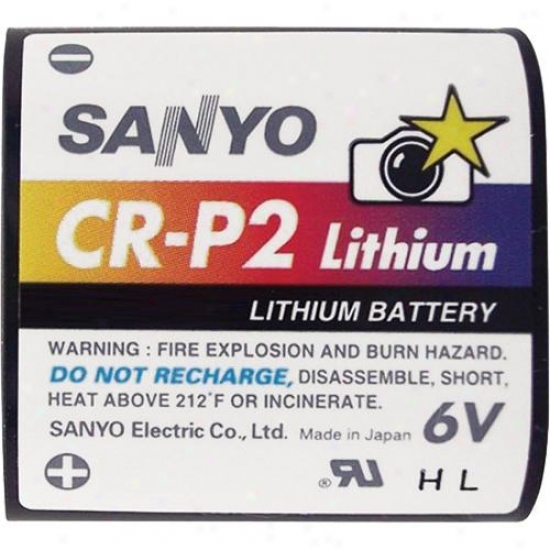 Ge/sanyo Lccrp2 6v Lithium Crp2 Battery - 1 Pack