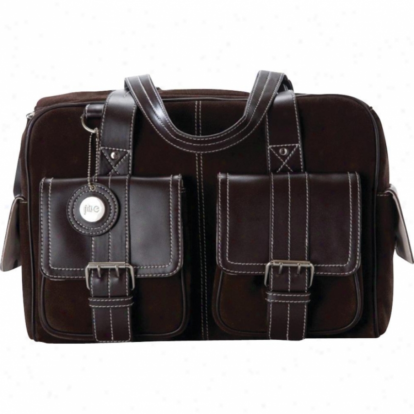 Jill-e Dsigns Medium Chocolate Brown Suede Camera/carry-all Bag - 769404