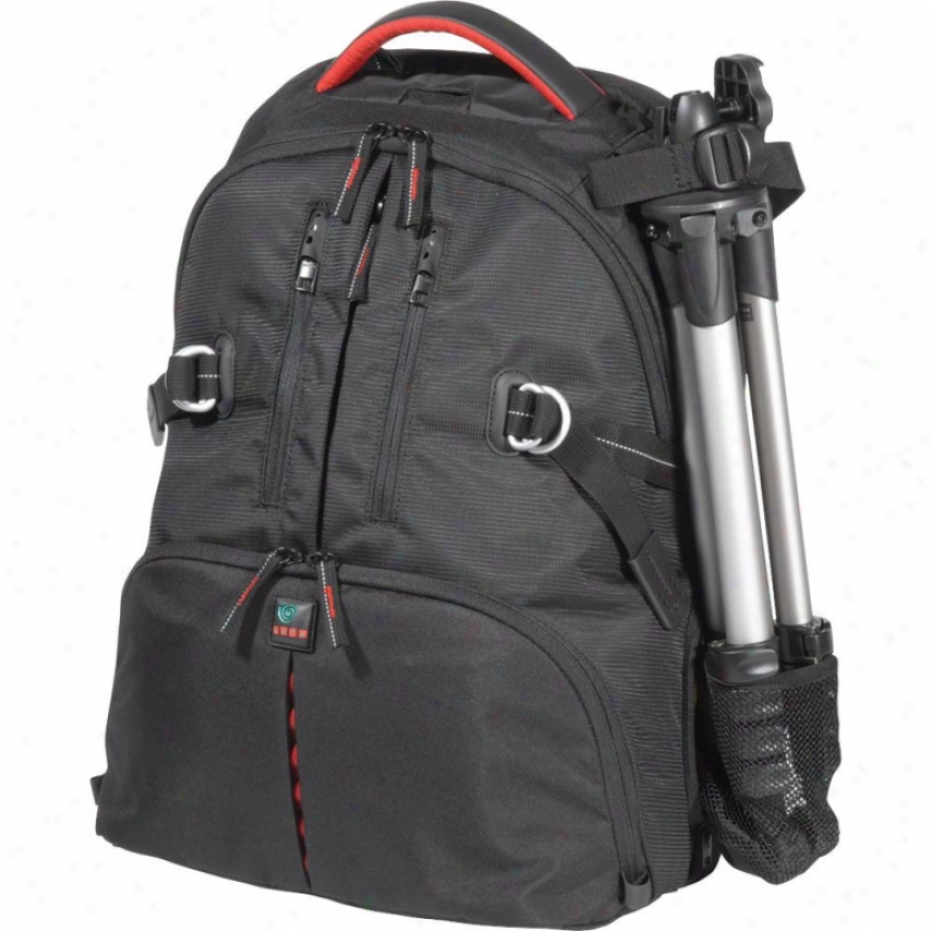 Kata Dr-467ibr Digital Rucksack - Black With Red Trim