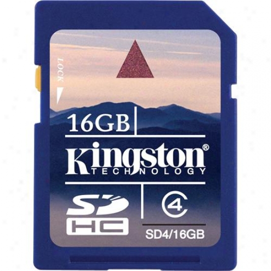Kingston 16gb Sd-hc Class 4 Flash Memory Card