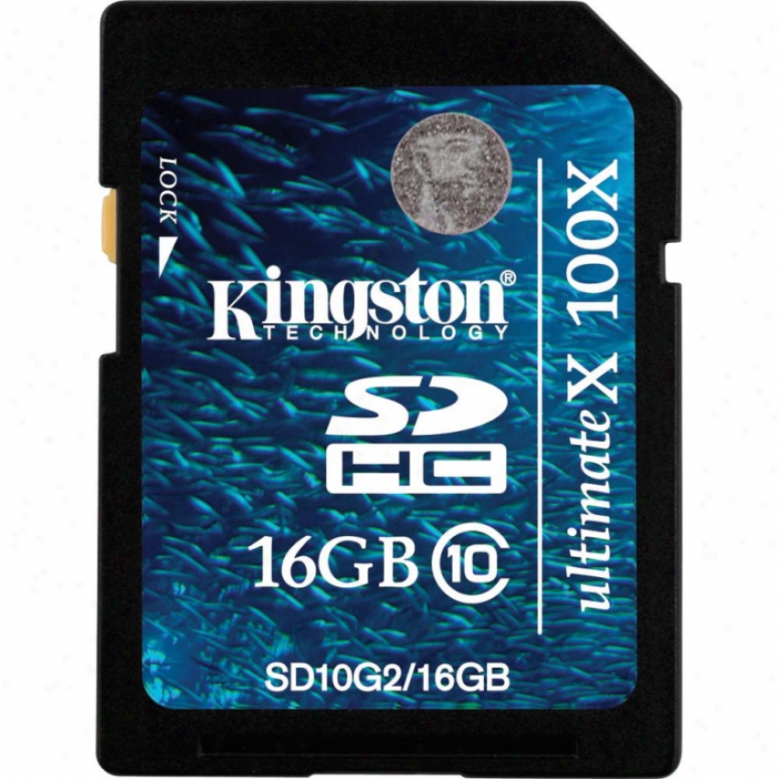 Kingston 16gb Sdhc Secure Digital High-capacity Card (class 10, Generation 2)