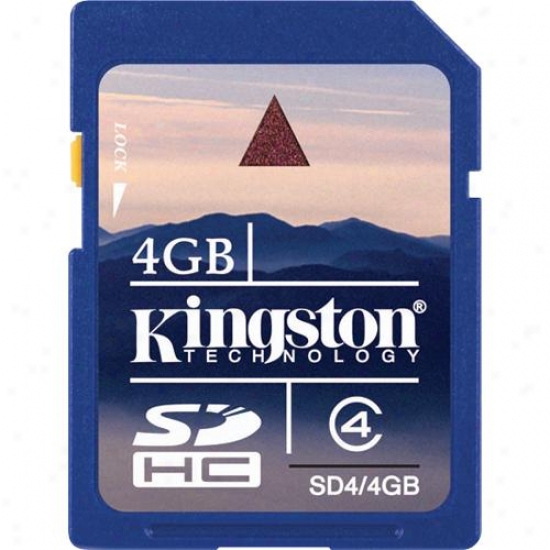 Kingston 4gb Sd-hc Class 4 Flash Recollection Card