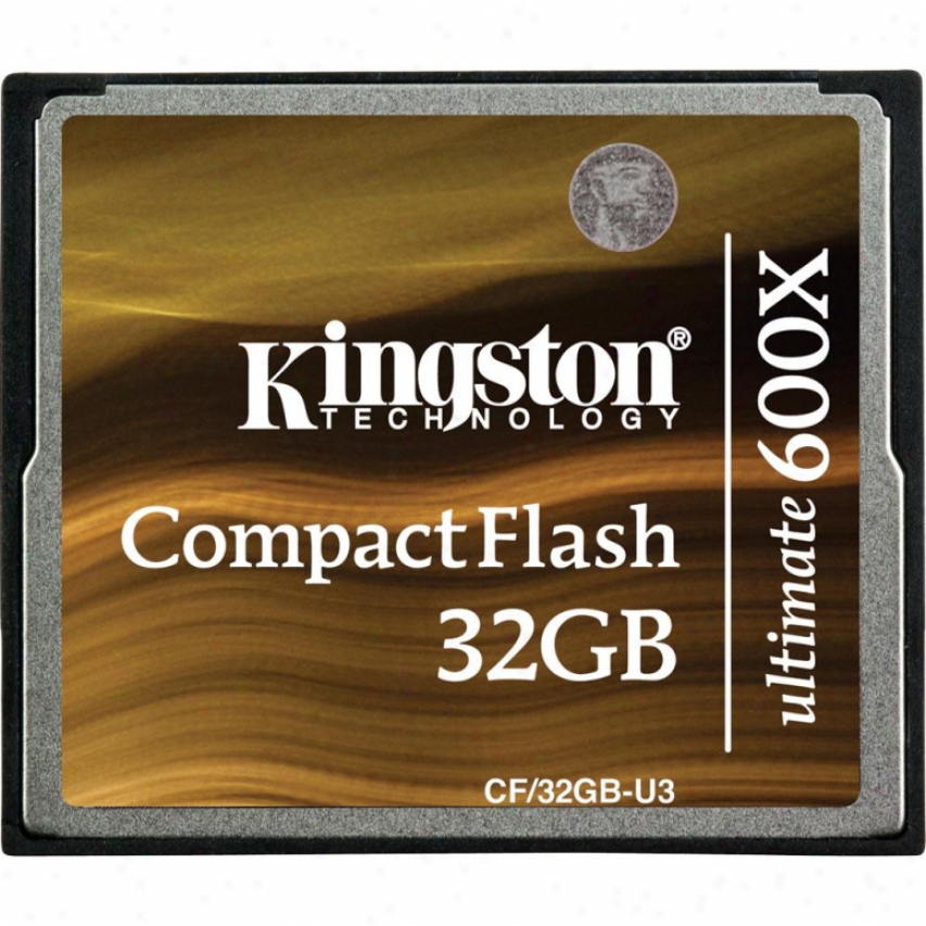 Kingston Cf/32gb-u3 32gb Compact Flash Ultimate 600x