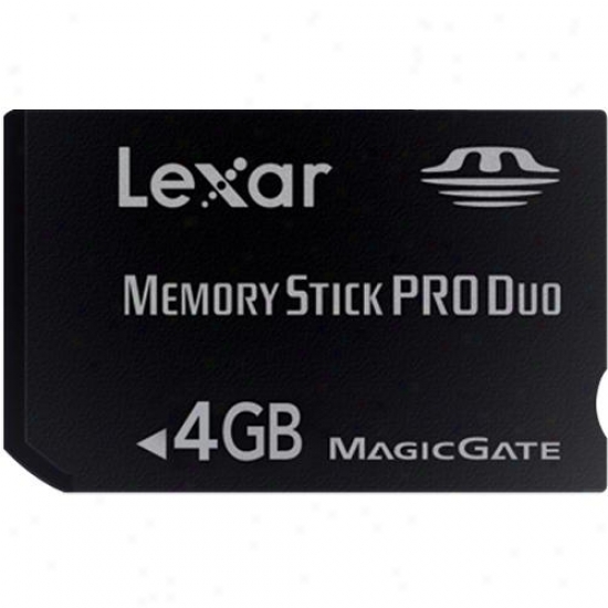 Lexar Media 4gb Platinum Ii Memory Stick Pro Duo Digital Card