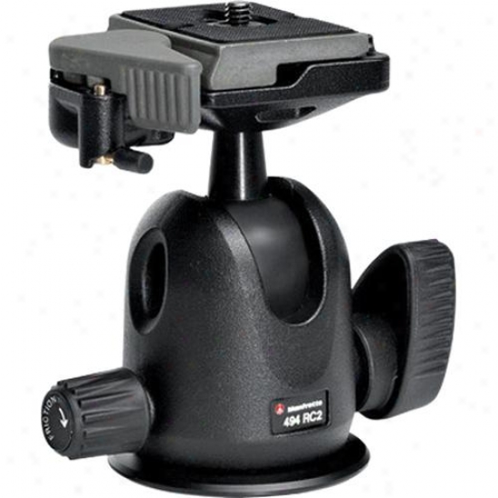 Manfrotto 494rc2 Mini Ball Head With Rc2 For Tripod