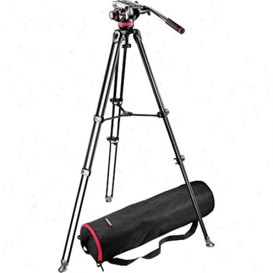 Manfrotto Mvh502a Head With Mvt502am Tripod Kit