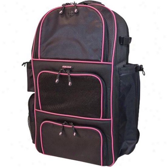 Mobile Move sideways Baseball Backpack-blk/pink