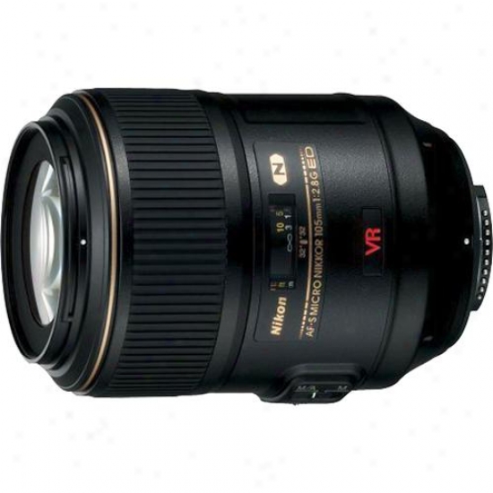 Nikon 105mm F/2.8g Af-s Vr Ed-if Micro-nikkor Lens