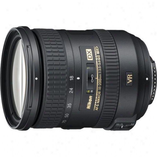 Nikon 18-200mm F/3.5-5.6 Ed Vr Ii Af-s Dx Nikkor Zoom Lens