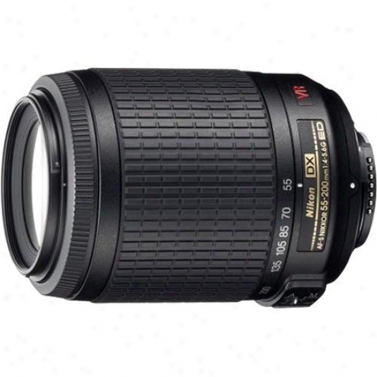 Nikon 55-200mm F/4 5.6g Ed-if Af-s Camera Lens W/ Vibration Reduction