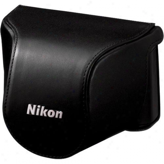 Nikon Cb-n2000sa Black Leather Body Case Set - 3636