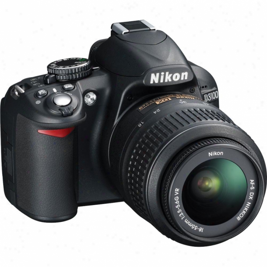 Nikon D3100 14-mega;ixel Digital Slr Cajera Kit 1