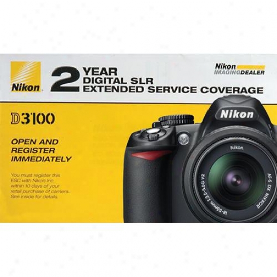 Nikon D3100 Official 2-year Extendec Service Coverage