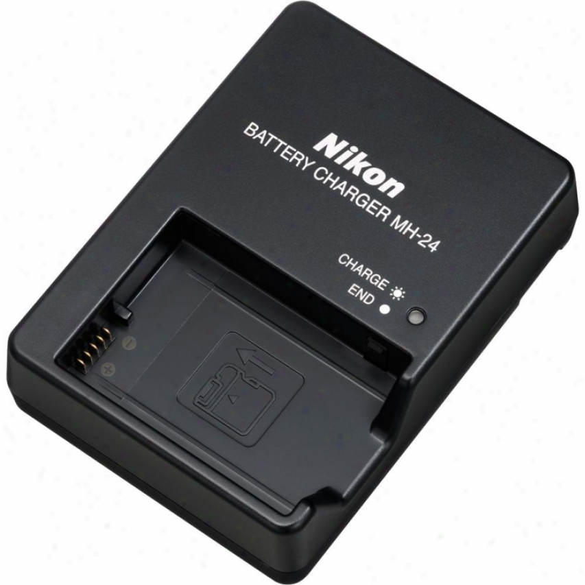 Nikon Mh-24 Quick Charger For En-el14 Li-ion Rechargeable Battery