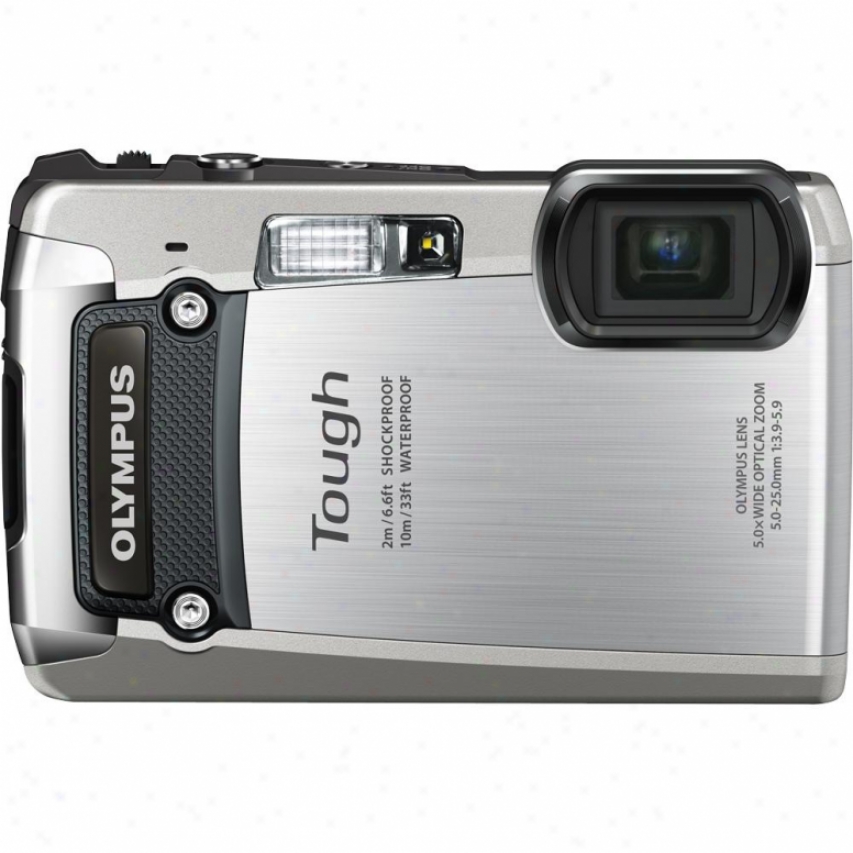 Olympus Tough Series Tg-820 Ihs 12 Megapixel Digital Camera - Silver