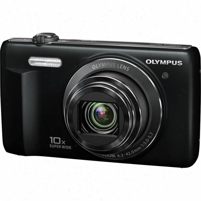 Olympus V Series Vr-340 16 Megapixel Digital Camera - Black