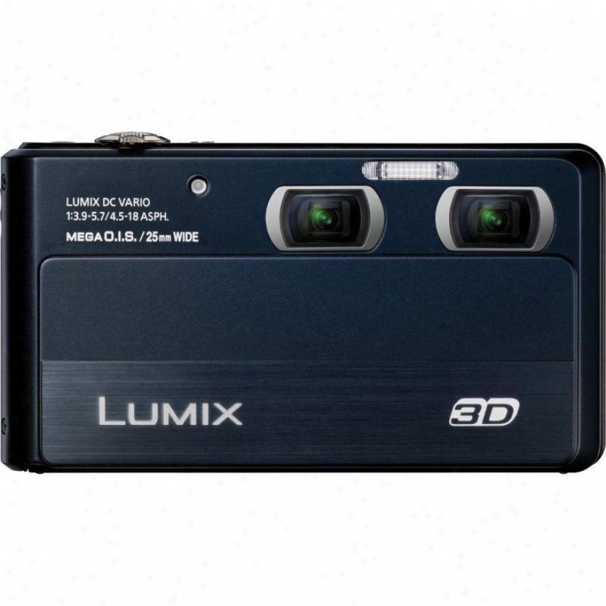 Panasonic Dmc-3d1l Lumix 2d 3d 12 Megapixel Digital Camera - Black