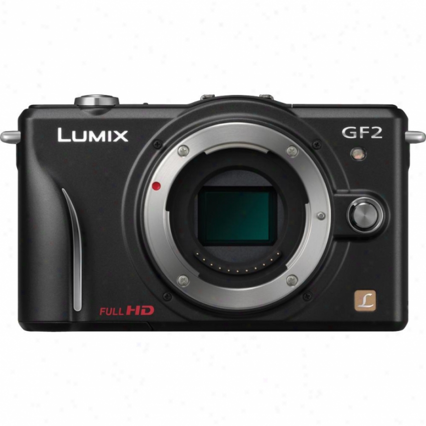 Panasonic Dmc-gf2 Lumix 12 Megapixel Digital Camera - Black - Body Only