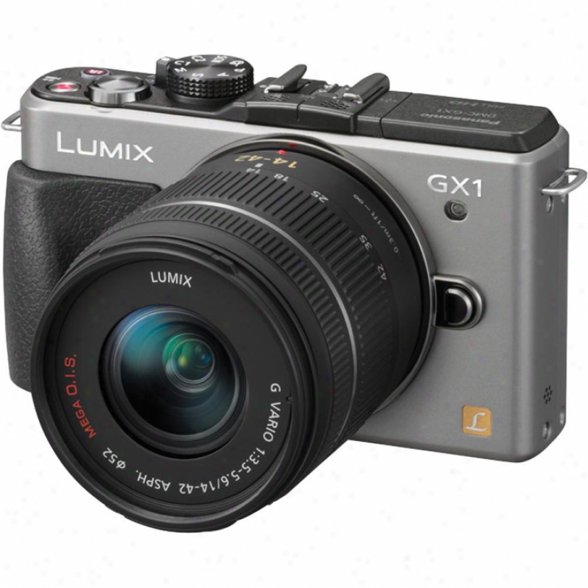 Panasonic Dmc-gx1ks Lumix Gx1 16 Megapixel Compact System Camera - Silver