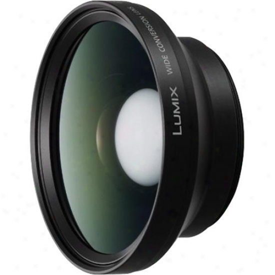 Pabasonic Dmw-lwa52 Wide-angle Conversion Lens For Lumix Lx5