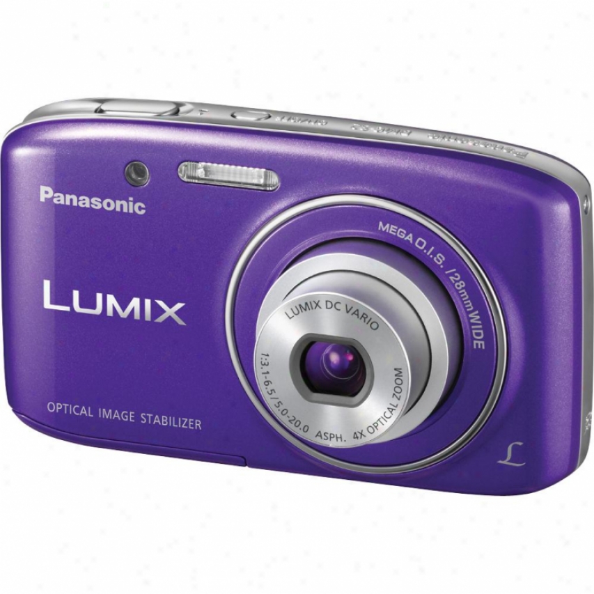 Panasonic Lumix Dmc-s2v 14 Megapixel Digital Camera - Violet