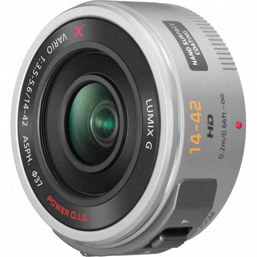 Panasonic Lumix G X Vario Pz 14-42mm F3.5-5.6 Asph. Power O.i.s. Lens - Silver