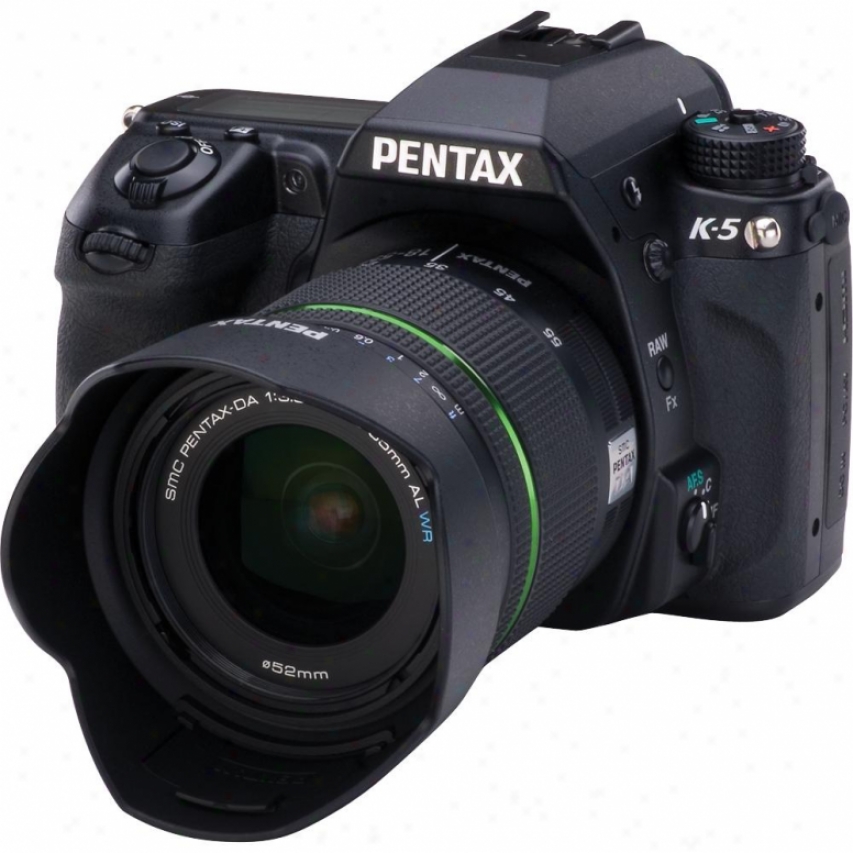 Pentax K5 16 Megapixel Dslr Body With 18-55mm Wr Lens Kit