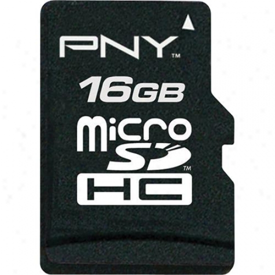 Pny 16gb Class 4 Micro Sehc Memory Card Psdu16g4efb