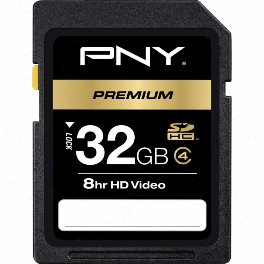 Pny 32gb Sdhc Memory Storage Card Psdhc32g4fs